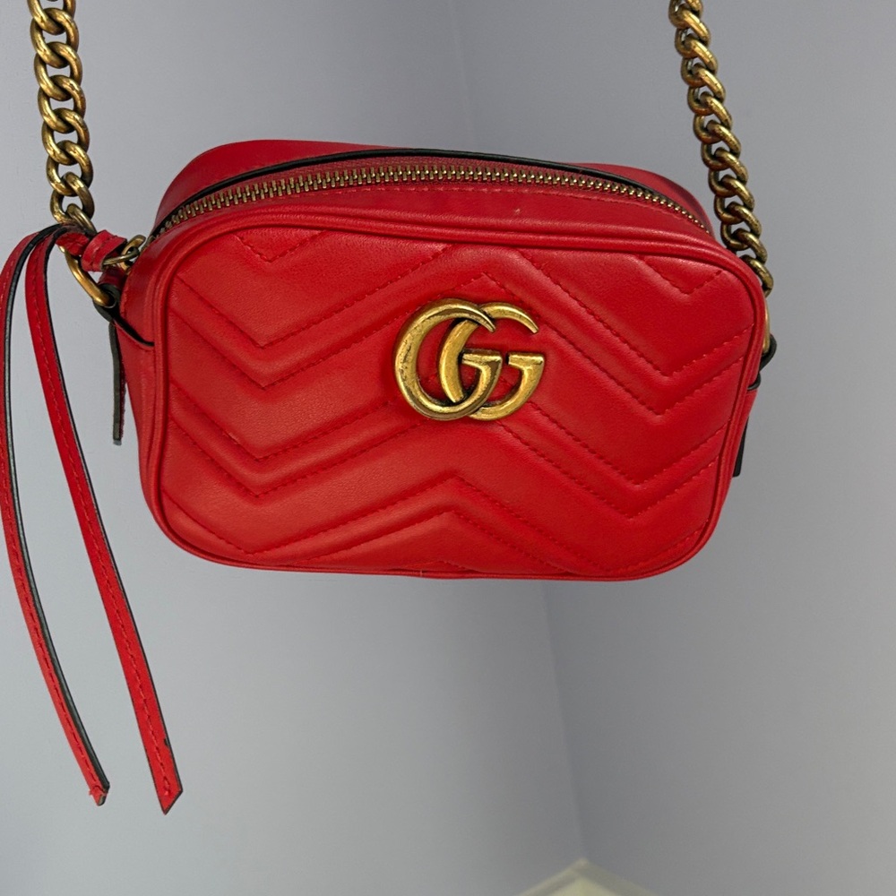 Red crossbody